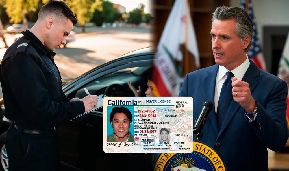 Gavin Newsom apoya ley en California que exige un seguro de auto mínimo a los conductores