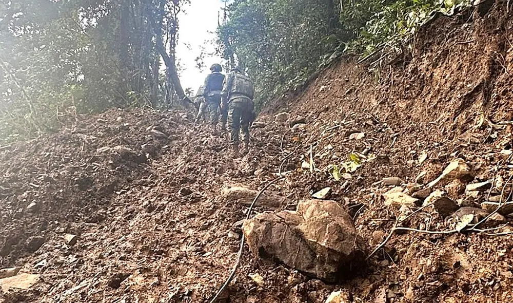 Los militares ecuatorianos fueron atacados con material explosivo. Foto: Ejército de Ecuador. Los militares ecuatorianos fueron atacados con material explosivo. Foto: Ejército de Ecuador.