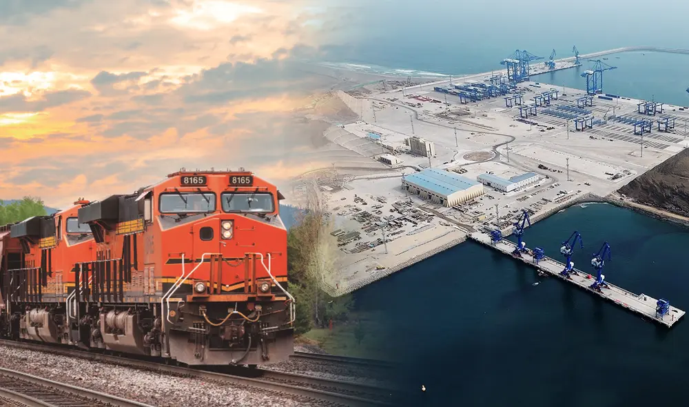 Brasil busca acortar su ruta comercial con el puerto de Shanghái con un tren amazónico hasta el megapuerto de Chancay. Foto: Andina Brasil busca acortar su ruta comercial con el puerto de Shanghái con un tren amazónico hasta el megapuerto de Chancay. Foto: Andina