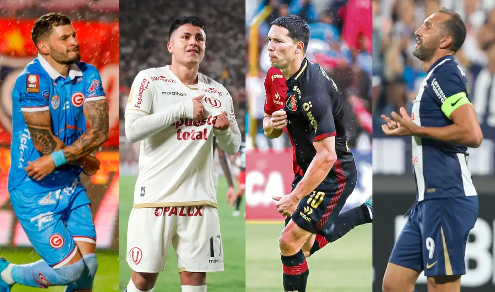 Universitario tiene 23 puntos y se ubica en la cima de la tabla de posiciones. Foto: composición de LR/Deportivo Garcilaso/FBC Melgar Universitario tiene 23 puntos y se ubica en la cima de la tabla de posiciones. Foto: composición de LR/Deportivo Garcilaso/FBC Melgar