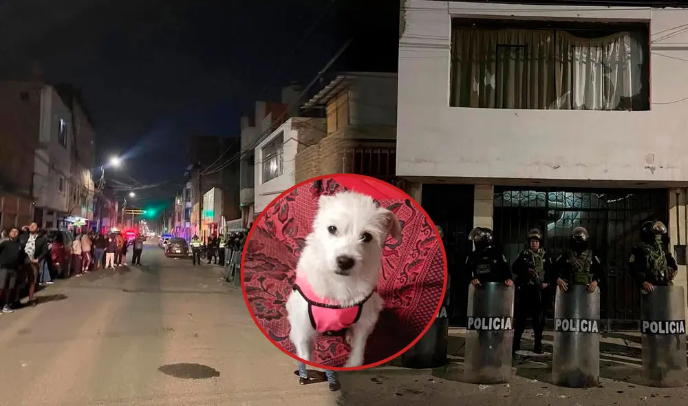 Vecinos se movilizaron hacia la vivienda del agresor, quien ya ha sido identificado, pero continúa con paradero desconocido. Foto: Composición LR