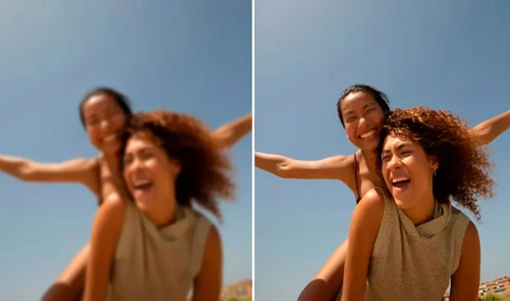 Podrás pasar de una imagen borrosa a una de buena calidad. Foto: Fotor