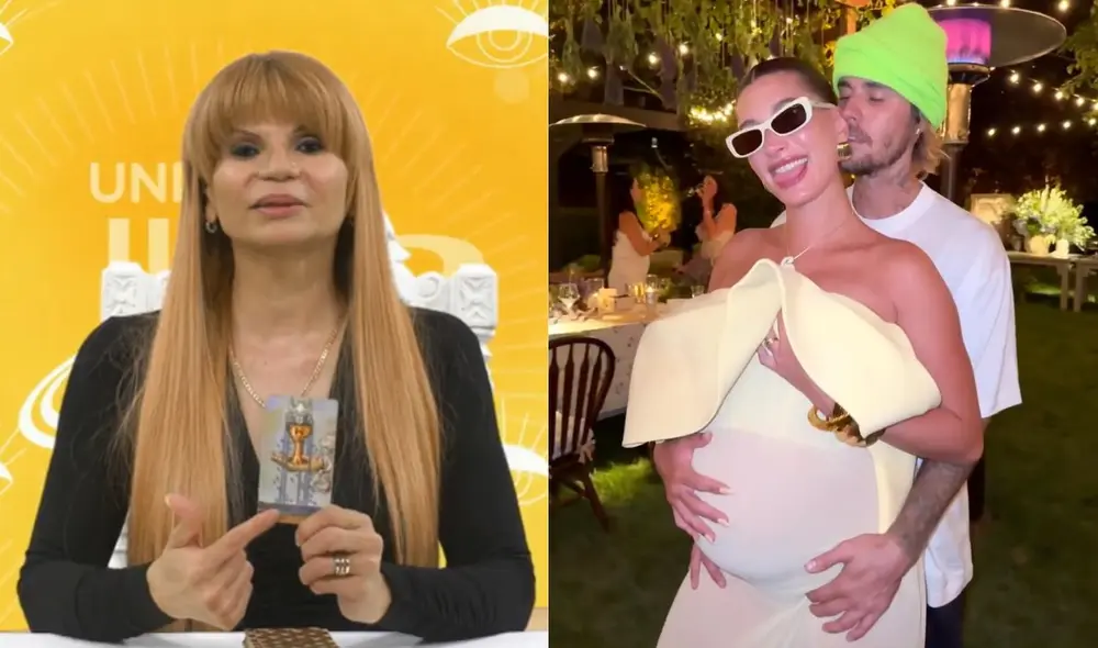 Mhoni Vidente predice el segundo embarazo de Hailey Bieber-Baldwin, esposa de Justin Bieber.