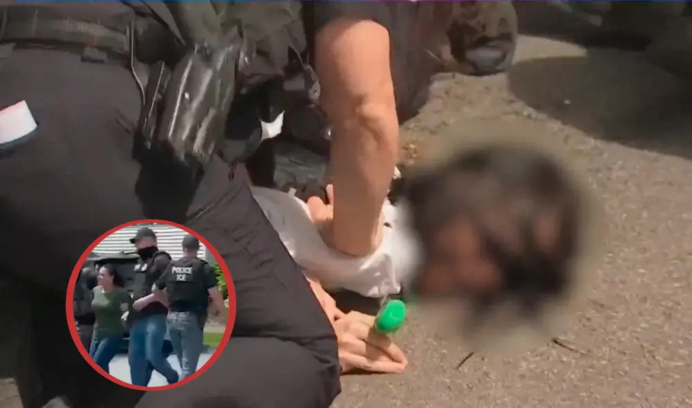En Worcester, Massachusetts, oficiales de la policía detuvieron a una menor contra el suelo mientras agentes de ICE arrestaban a su madre. En Worcester, Massachusetts, oficiales de la policía detuvieron a una menor contra el suelo mientras agentes de ICE arrestaban a su madre.