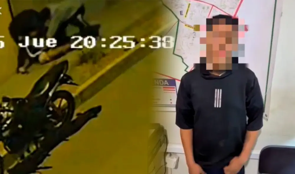 Menor fue intervenido luego de haber robado un celular. Créditos: PNP Menor fue intervenido luego de haber robado un celular. Créditos: PNP