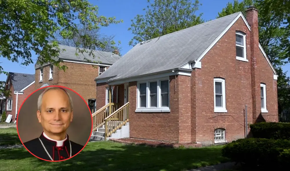 Esta vivienda fue parte de la infancia del nuevo Papa León XIV. Foto: composición LR/Andina/EspejoDelPoder