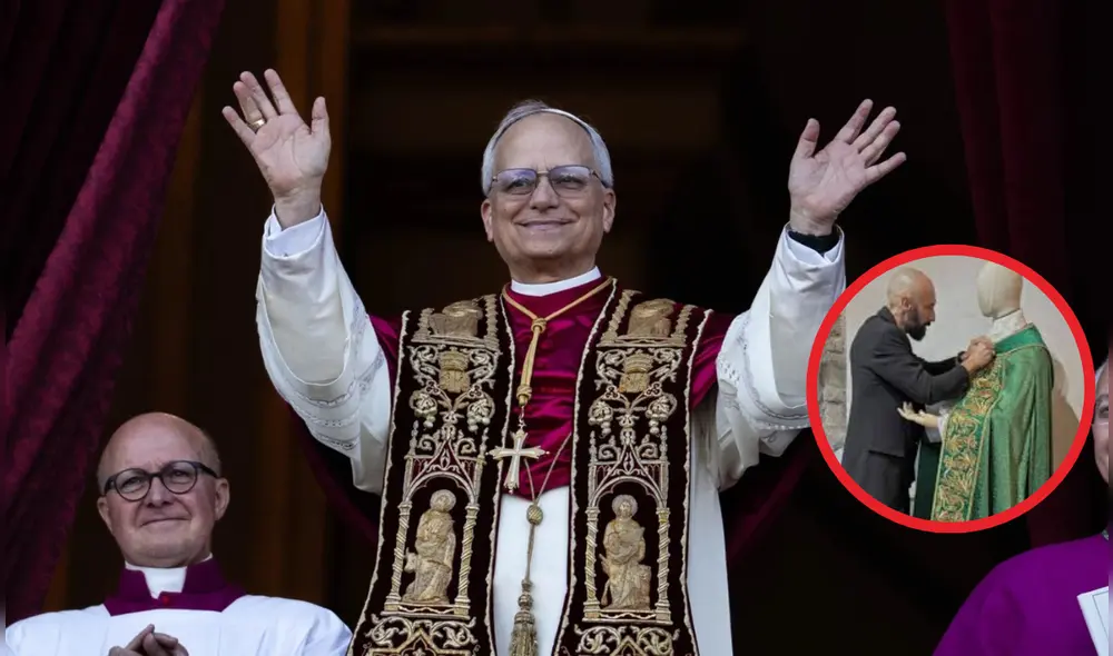 Este diseñador viene trabajando muchos años con el Vaticano Foto: La razón /Composción LR