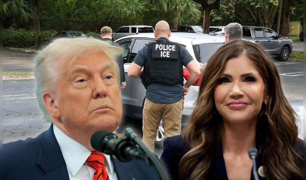 Donald Trump ordenó a Kristi Noem contratar más 20.000 agentes migratorios para aumentar las deportaciones de inmigrantes en Estados Unidos. Donald Trump ordenó a Kristi Noem contratar más 20.000 agentes migratorios para aumentar las deportaciones de inmigrantes en Estados Unidos.