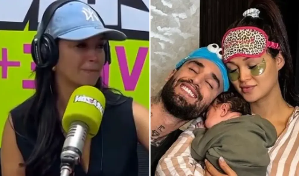 Angie Arizaga se emocionó con las palabras de Jota Benz: Foto: composición LR/difusión