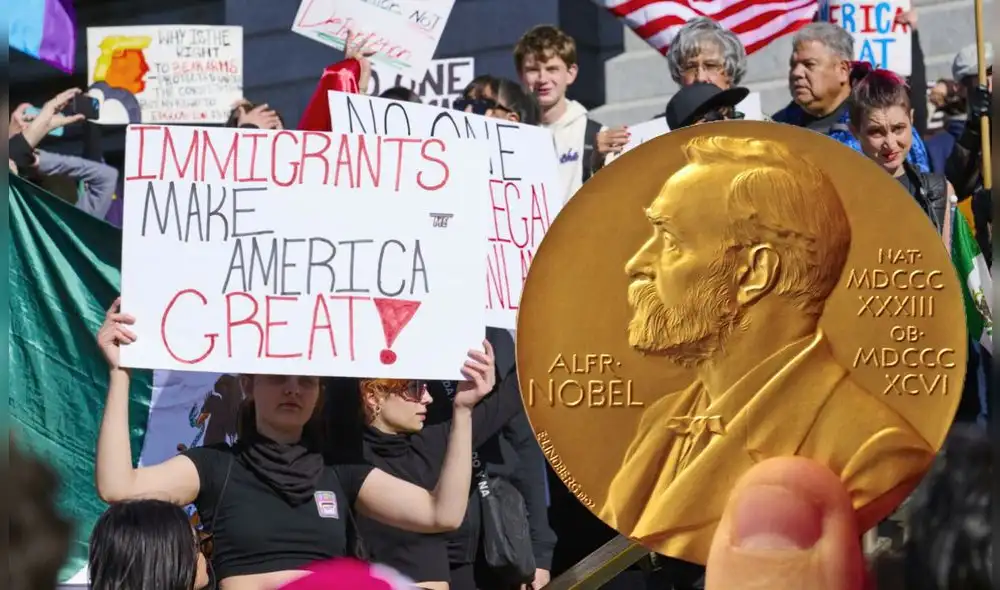 El 35 % de los Nobel académicos en EEUU han sido inmigrantes. El 35 % de los Nobel académicos en EEUU han sido inmigrantes.