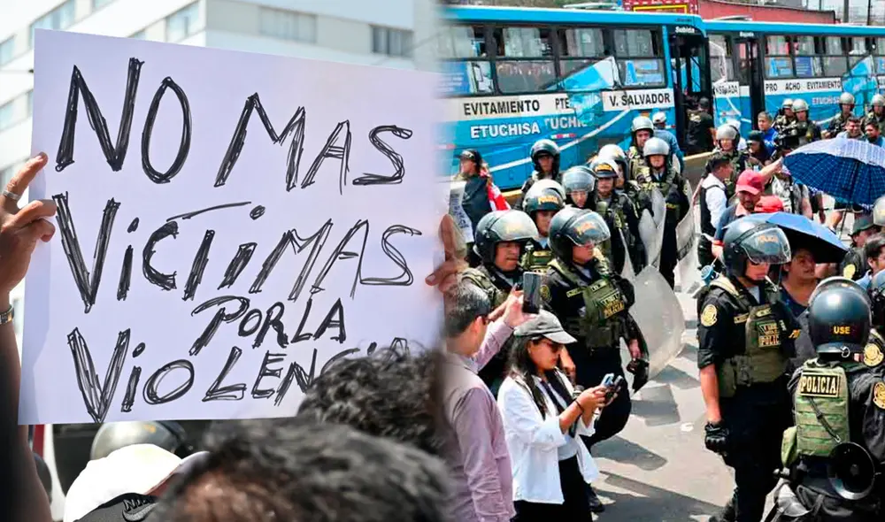 Frente a la inseguridad, asesinatos y extorsión, los transportistas anunciaron un paro nacional. Foto: Composición LR