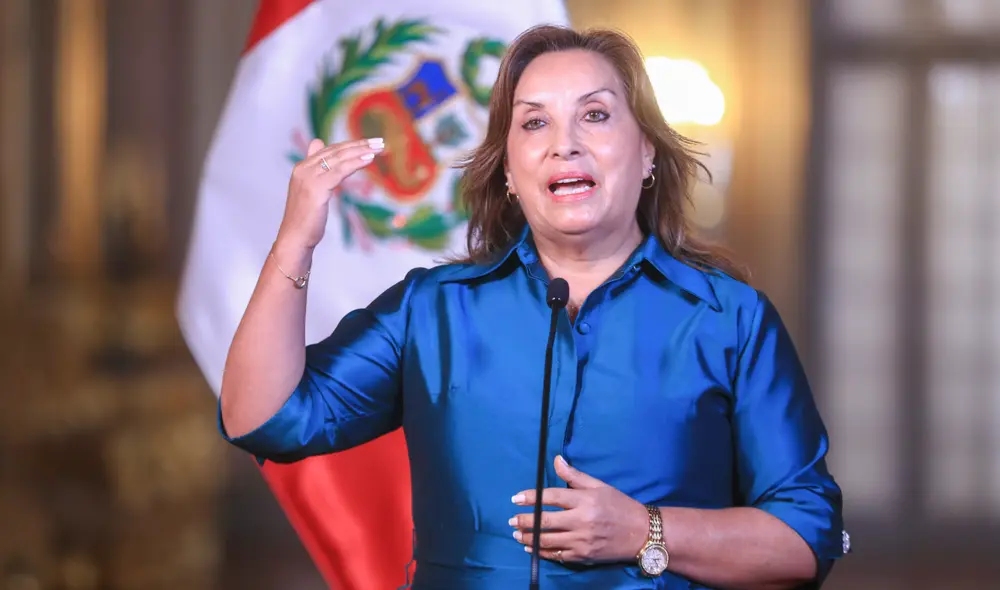 Dina Boluarte dio un mensaje por el Día de la Madre. Foto: Presidencia.