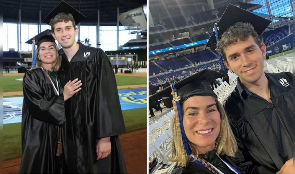 Madre inmigrante se graduó junto a su hijo en universidad de Estados Unidos.