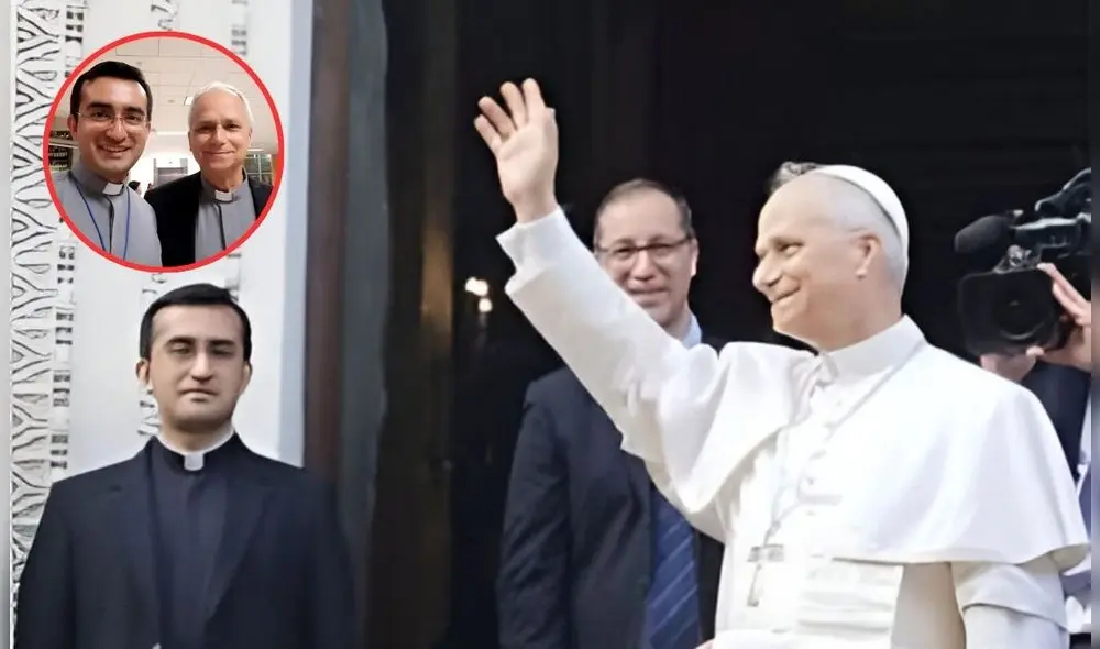 León XIV seleccionó a sacerdote chiclayano como su nuevo secretario personal. Foto: Composición LR/CDN