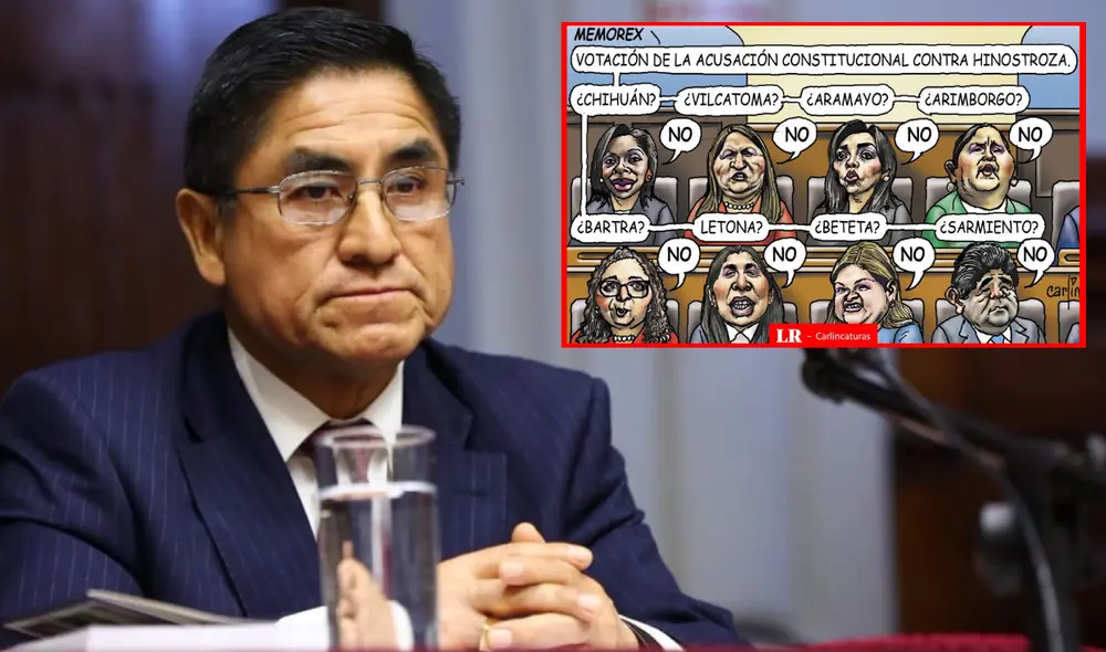 Carlincatura de hoy, lunes 12 de mayo, sobre Fuerza Popular y Los Cuellos Blancos del Puerto. Foto: Composición/LR