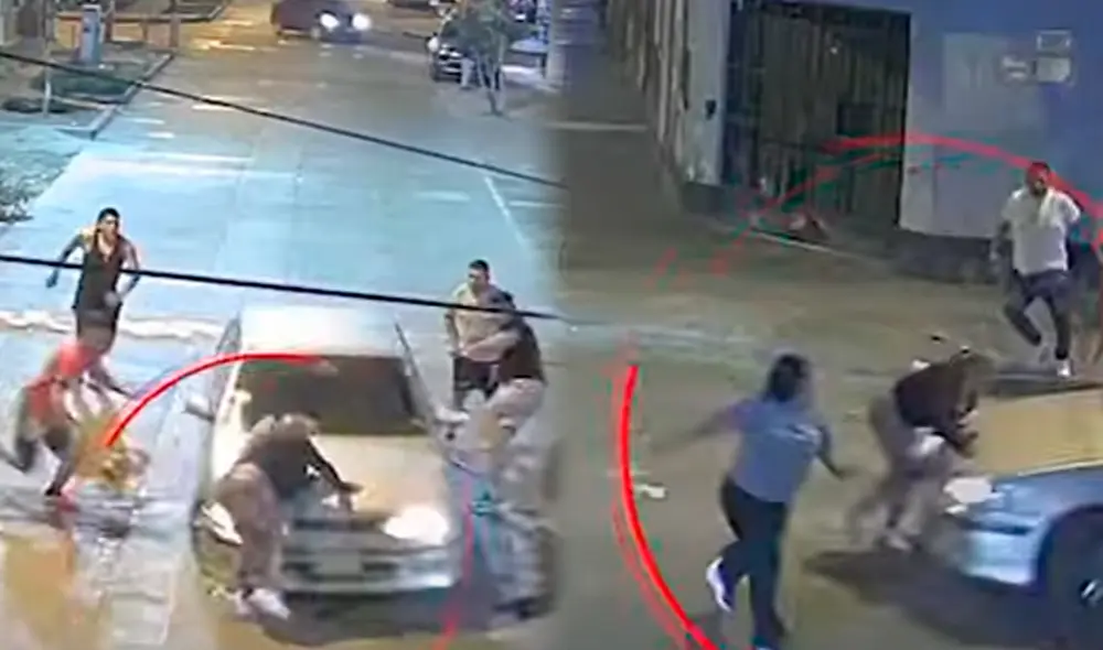 Afortunadamente, la mujer resultó con heridas leves pese al impacto del vehículo. Foto: Composición LR