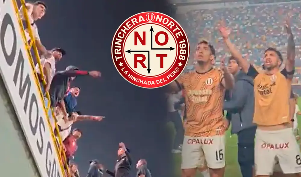 Los jugadores de Universitario y sus hinchas protagonizaron un violento episodio en el Monumental. Foto: composición LR/Trinchera Norte/Twitter