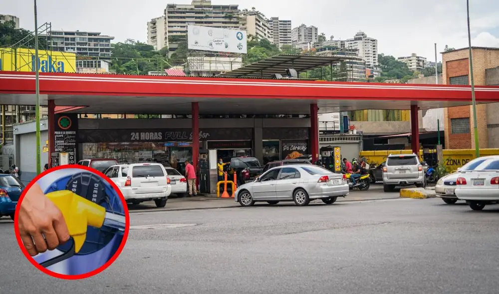 La gasolina subsidiada en Venezuela se distribuye tomando en cuenta el número terminal de placa de los vehículos. Foto: composiciónLR/Naguara/Notitarde