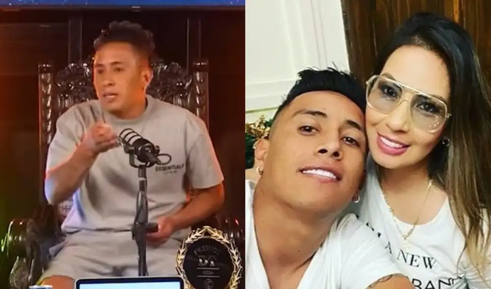 Christian Cueva aseguró que su matrimonio con Pamela López no se terminó por una tercera persona. Foto: Composición LR/Youtube