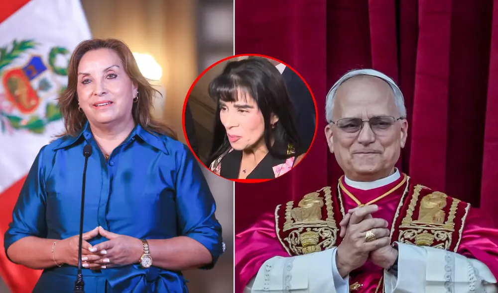 Dina Boluarte viajaría a la misa del Papa León XIV. Foto: Composición/LR