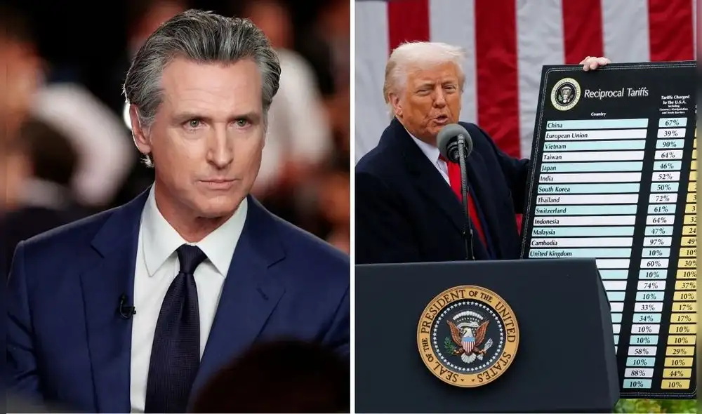 Gavin Newsom en contra de medidas comerciales de Trump Gavin Newsom en contra de medidas comerciales de Trump