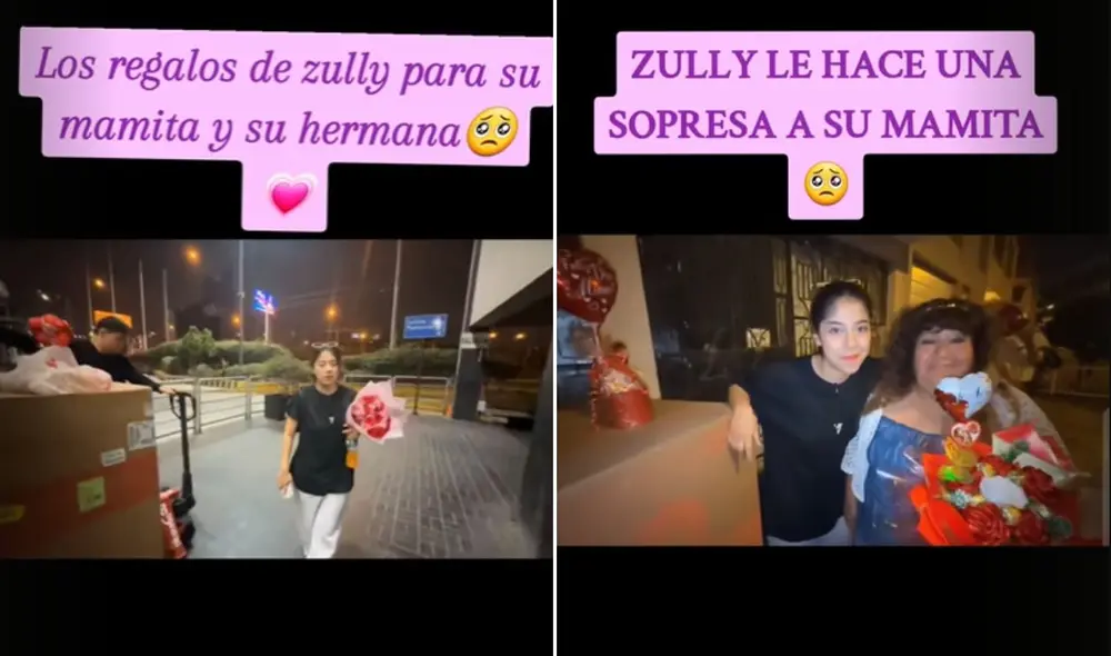 Zully impacta en redes al mostrar los costosos regalos que dio a su madre y hermana: "Tiene 18 años, pero ayuda económicamente a su familia". Foto: CapturaTikTokZully. Zully impacta en redes al mostrar los costosos regalos que dio a su madre y hermana: "Tiene 18 años, pero ayuda económicamente a su familia". Foto: CapturaTikTokZully.