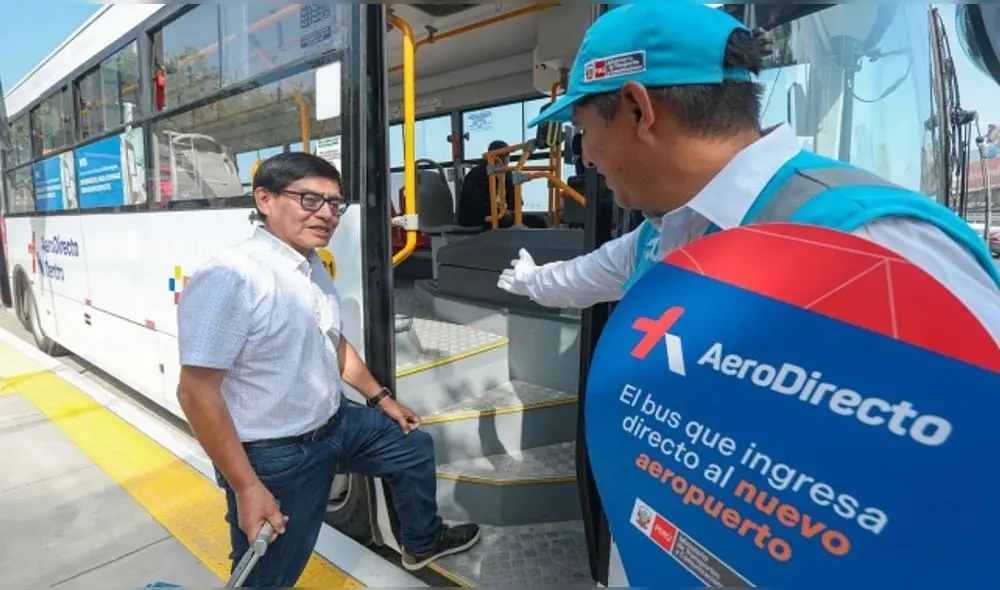 AeroDirecto fue implementado de manera temporal hasta que se complete la construcción de la Línea 4 del Metro de Lima y Callao. Foto: ATU