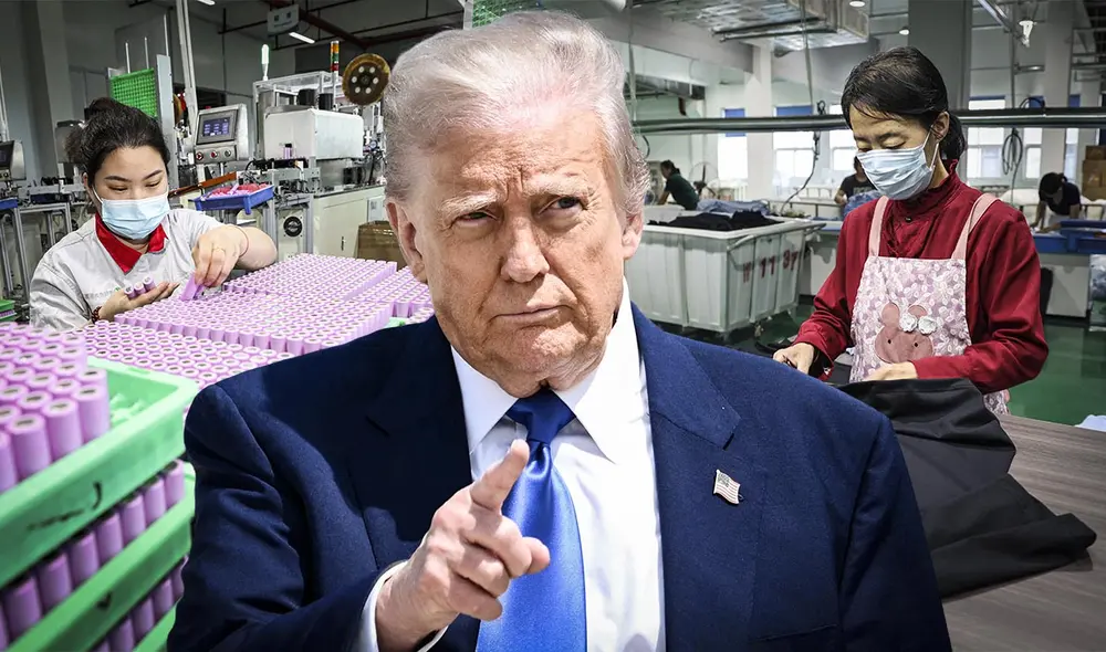 La pausa de Trump en la guerra comercial con China activó una carrera de exportadores para adelantar envíos antes de que regresen los aranceles del 145%. Foto: composición LR/AFP La pausa de Trump en la guerra comercial con China activó una carrera de exportadores para adelantar envíos antes de que regresen los aranceles del 145%. Foto: composición LR/AFP
