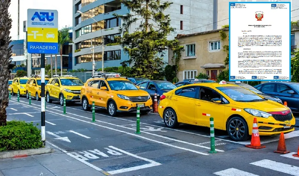 Taxistas independientes deben cumplir con exigencia de la ATU.