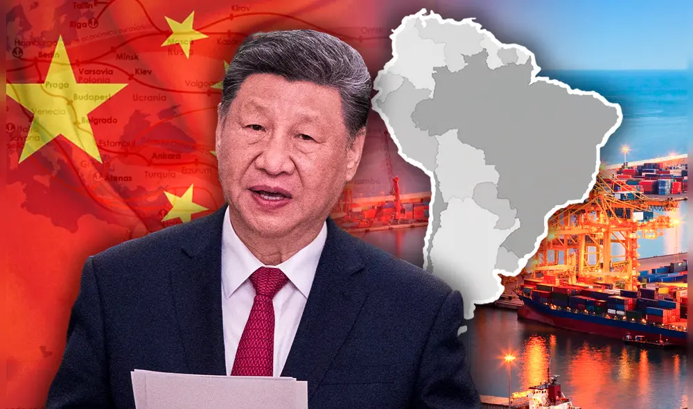 La 'Nueva Ruta de la Seda', conocida oficialmente como la Iniciativa de la Franja y la Ruta (BRI), es un proyecto global impulsado por China. Foto: Composición LR/AFP/Vecteezy. La 'Nueva Ruta de la Seda', conocida oficialmente como la Iniciativa de la Franja y la Ruta (BRI), es un proyecto global impulsado por China. Foto: Composición LR/AFP/Vecteezy.