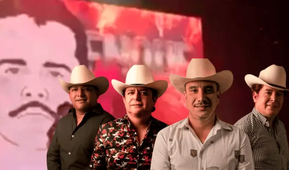 'Los Alegres del Barranco' son procesados por mostrar foto de "El Mencho" en concierto.