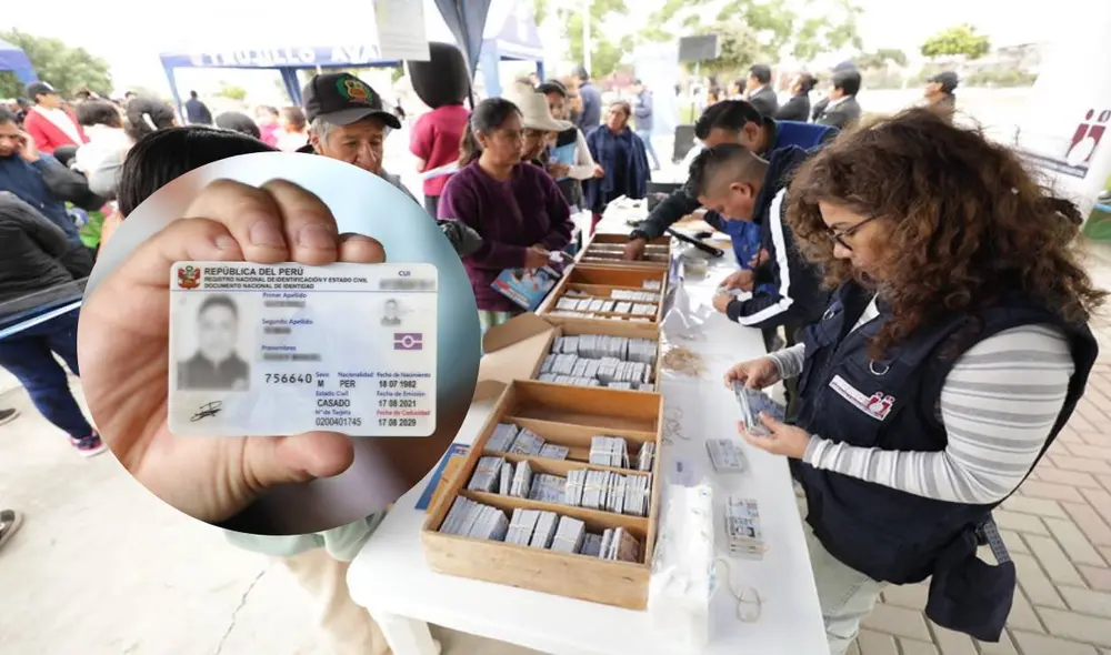 Municipios darán DNI electrónico totalmente gratis el 22 y 23 de mayo 2025. Foto: Composición LR/Andina/Reniec.