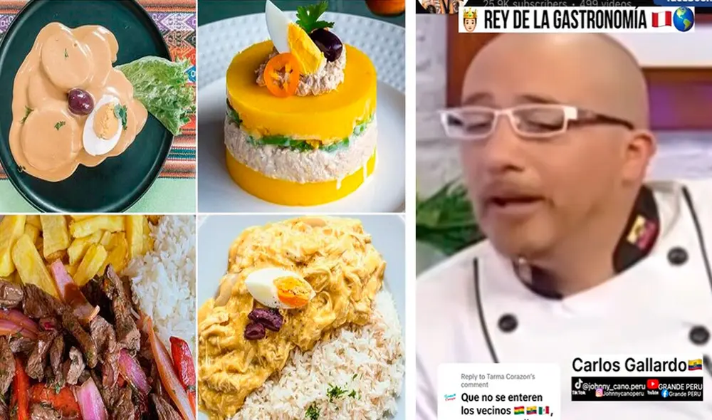 El chef ecuatoriano afirmó que la comida peruana ha generado que otros productos sean destacados a nivel mundial. Foto: composición LR/ TikTok/ @johnny_cano.peru El chef ecuatoriano afirmó que la comida peruana ha generado que otros productos sean destacados a nivel mundial. Foto: composición LR/ TikTok/ @johnny_cano.peru