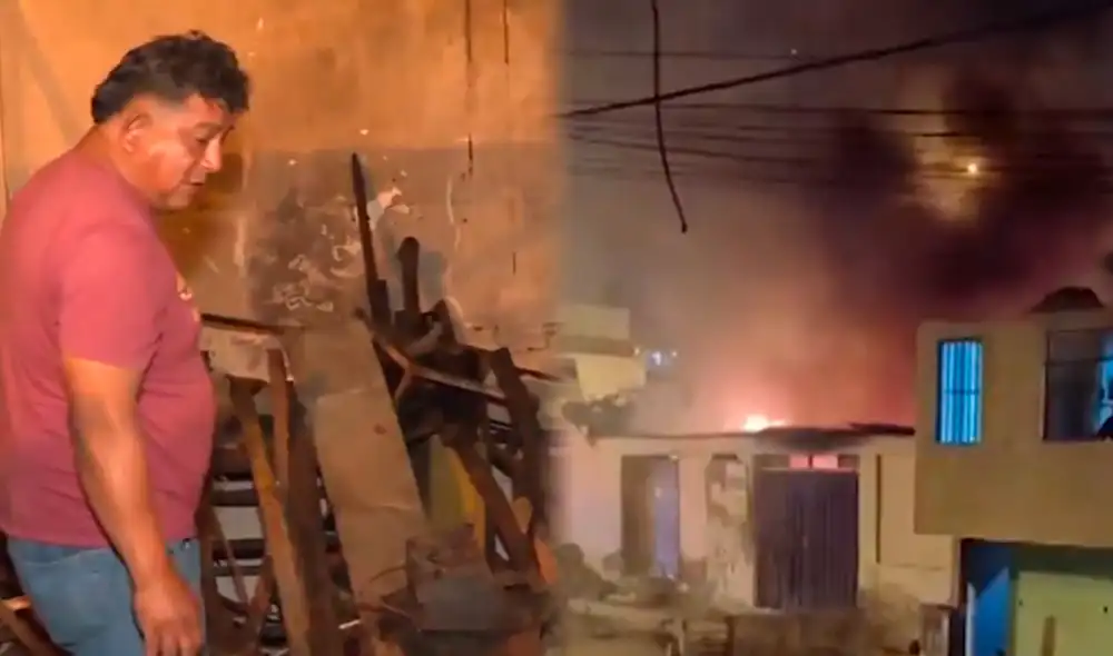 El hombre exige la intervención de las autoridades tras haberlo perdido todo. Foto: Composición LR El hombre exige la intervención de las autoridades tras haberlo perdido todo. Foto: Composición LR