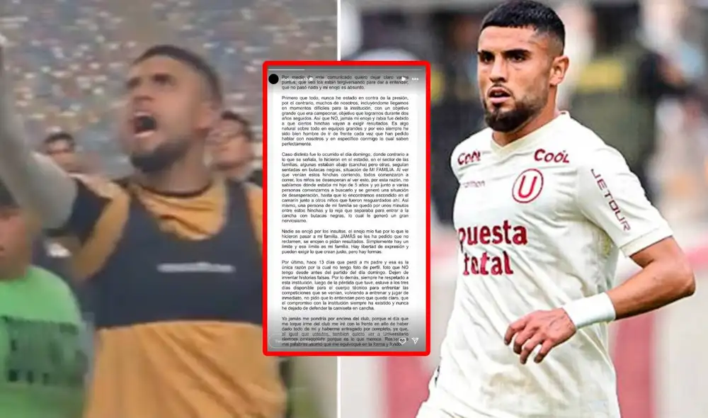Rodrigo Ureña usó sus redes sociales para pronunciarse sobre los altercados con hinchas de Universitario. Foto: composición GLR/Instagram Ureña Rodrigo Ureña usó sus redes sociales para pronunciarse sobre los altercados con hinchas de Universitario. Foto: composición GLR/Instagram Ureña