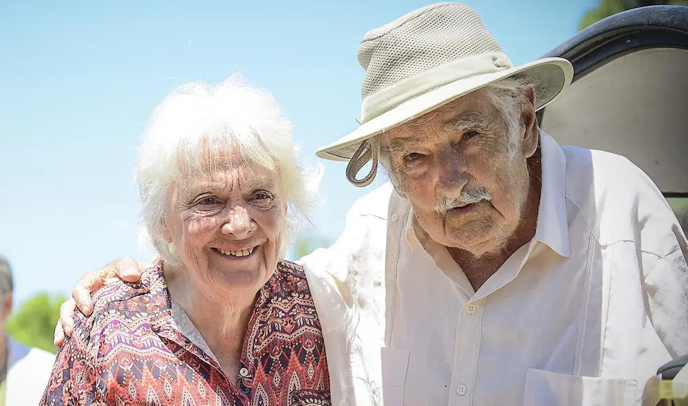 Mujica estuvo casado con Lucía Topolansky desde 2005, tras compartir una vida de militancia en el Movimiento Tupamaros. Ambos fueron detenidos entre 1972 y 1985 durante la dictadura en Uruguay. Foto: AFP