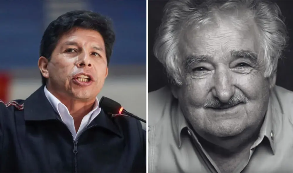 Pedro Castillo se despidió, desde la cárcel, del expresidente Uruguayo. Foto: composición LR Pedro Castillo se despidió, desde la cárcel, del expresidente Uruguayo. Foto: composición LR