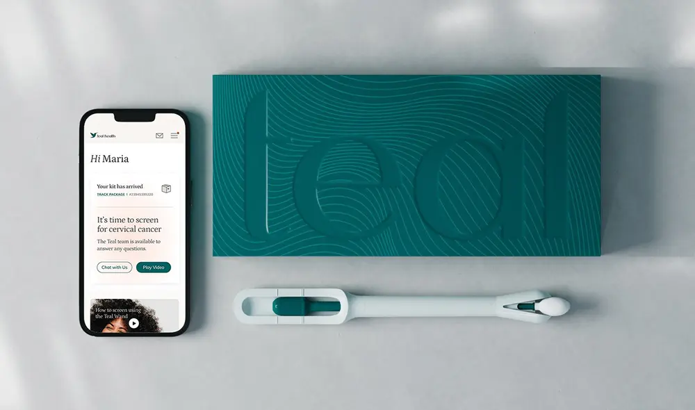 Teal Health ofrece una alternativa a las pruebas de Papanicolaou que deben realizarse en el consultorio del médico, cuyo lanzamiento está previsto para junio. Foto: Teal