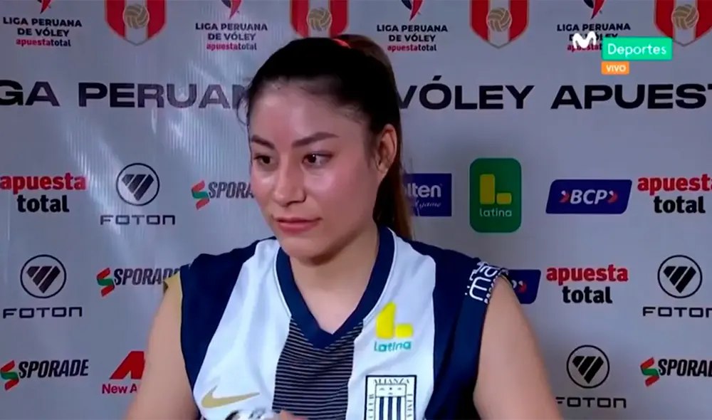 'Chabelita' Sánchez recordó a su abuelita tras triunfo de Alianza Lima. Foto: composición LR/captura de Movistar Deportes