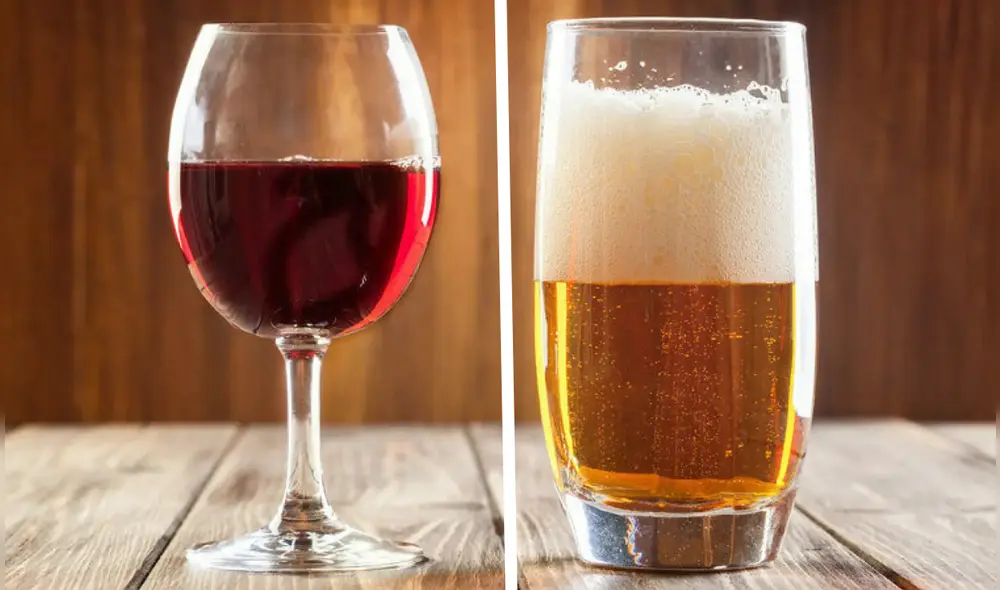 El vino y la cerveza son las bebidas más consumidas por las personas. Foto: El Español / Composición LR