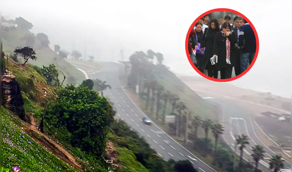 El frío en Lima llegará hasta 12 grados según el Senamhi. Foto: Canal N / Composición LR El frío en Lima llegará hasta 12 grados según el Senamhi. Foto: Canal N / Composición LR