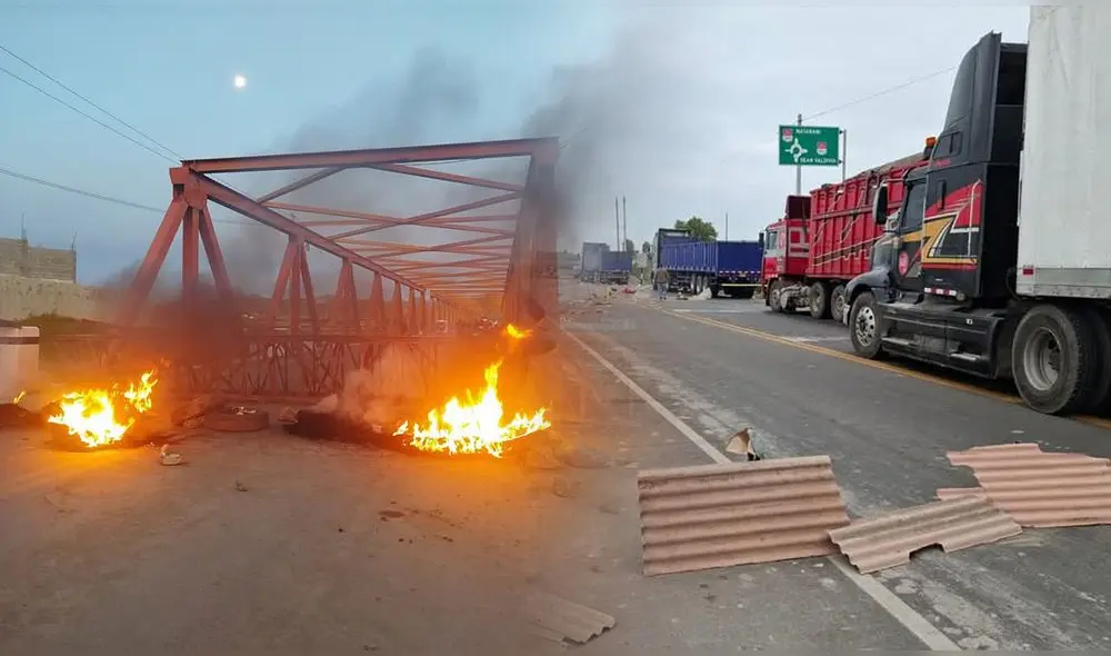 Paro de transportistas genera bloqueos en Puno y Arequipa. Foto: composición LR.