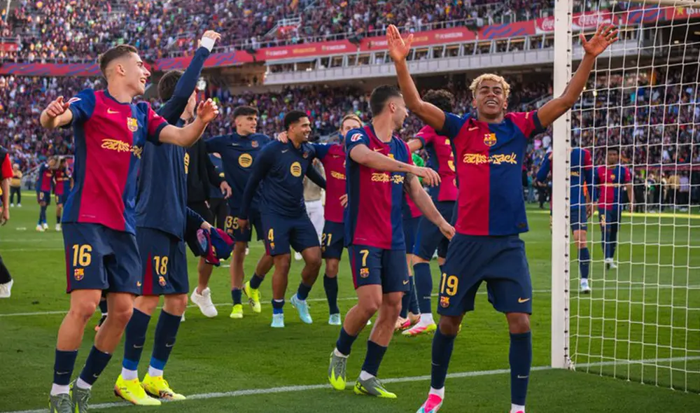 El equipo azulgrana lidera la tabla de posiciones de LaLiga con 82 puntos. Foto: FC Barcelona El equipo azulgrana lidera la tabla de posiciones de LaLiga con 82 puntos. Foto: FC Barcelona