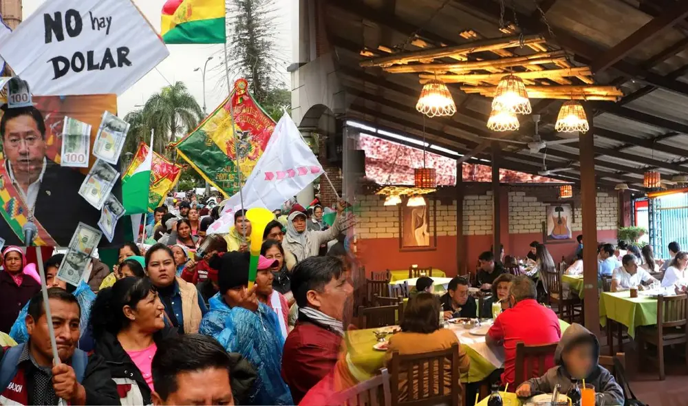 Restaurantes en Cochabamba cierran sus puertas ante crisis en Bolivia. Foto: Composición LR/DW.
