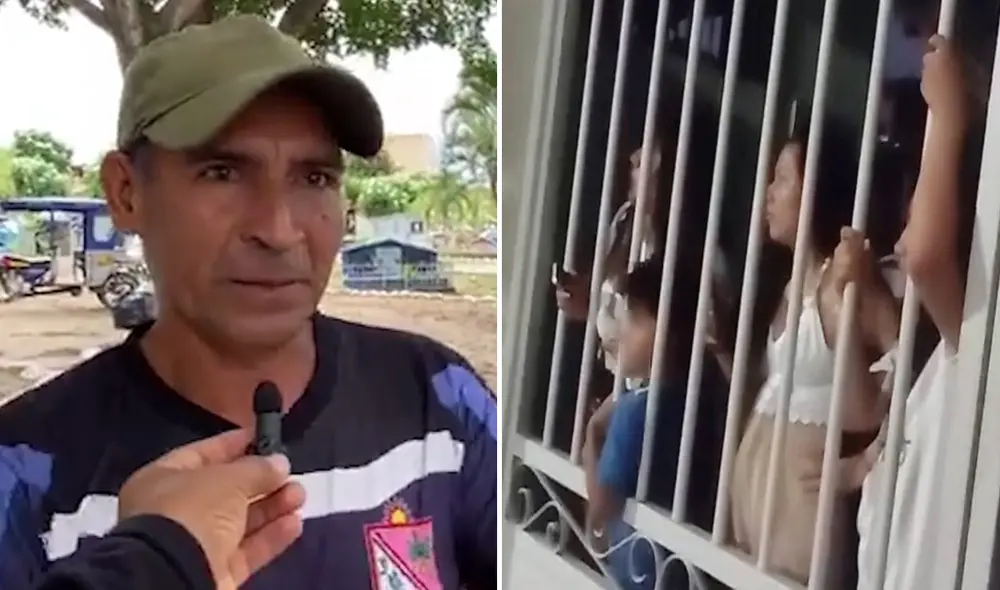 Personas quedaron atrapadas en cementerio de Tarapoto. Foto: composición LR/ Voces