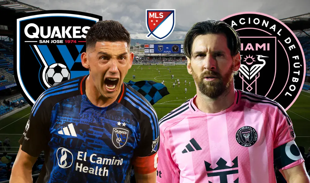 Messi y Miami visitan a San Jose, que busca su cuarto partido sin perder.