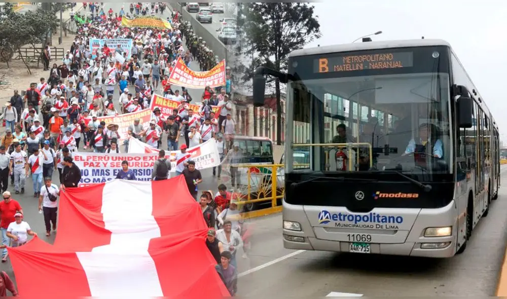 Horarios del Metropolitano y Metro de Lima durante paro de transportistas el 14 de mayo. Foto: composición LR. Horarios del Metropolitano y Metro de Lima durante paro de transportistas el 14 de mayo. Foto: composición LR.