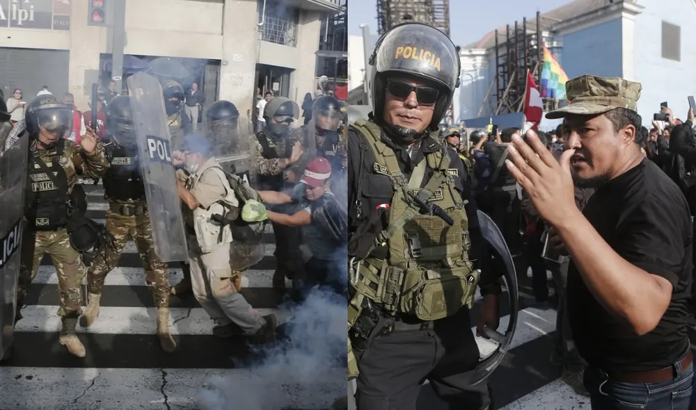 Marchas en contra del Gobierno hoy, miércoles 14 de mayo. Foto: Marco Cotrina Marchas en contra del Gobierno hoy, miércoles 14 de mayo. Foto: Marco Cotrina