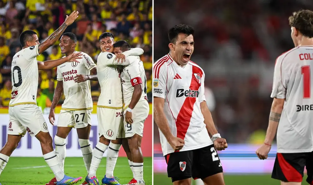 River Plate derrotó a Universitario por la fecha 1 de la fase de grupos de esta edición de la Copa Libertadores. Foto: composición LR/Universitario/AFP
