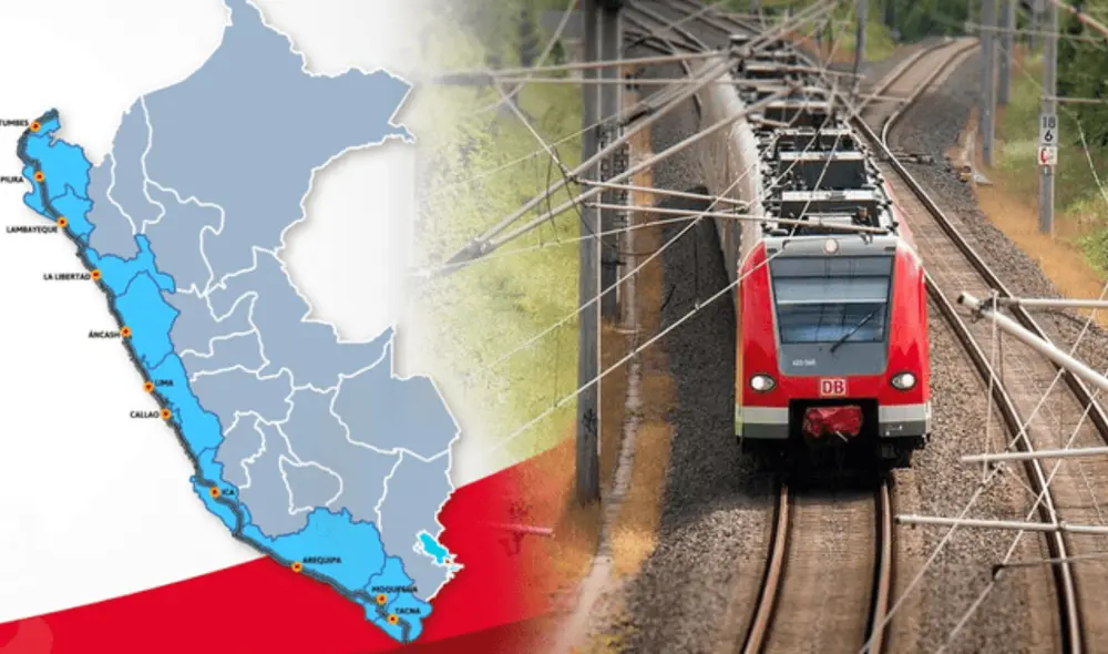 Con el Tren Grau, el MTC espera mejorar la infraestructura de transporte en el Perú. Foto: composición LR/Andina